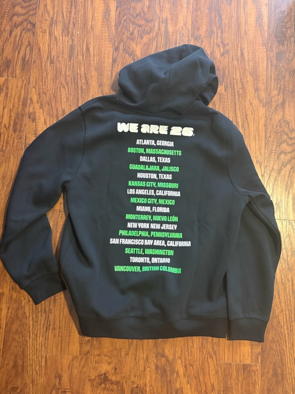 Men's Black FIFA World Cup 2026 Hoodie - Picture 2 of 5